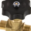 Nadel-Absperrventil, Messing, G 3/8" (AG), -0,9 bis 40bar