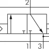 NAMUR-Magnetventil, 3/2-Wege (Luftfederrückstellung), G 1/4", 24 V=