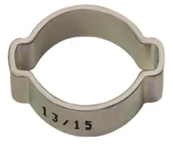 2-Ohr-Schlauchklemme / Stahl verzinkt Spannbereich 7-9 mm / Bandbreite 7,0mm 114126
