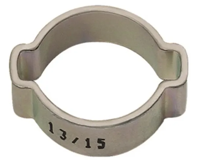 2-Ohr-Schlauchklemme / Stahl verzinkt Spannbereich 7-9 mm / Bandbreite 7,0mm 114126