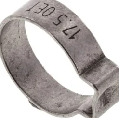 1-Ohr-Schlauchschelle 15,3 - 17,5mm, Edelstahl