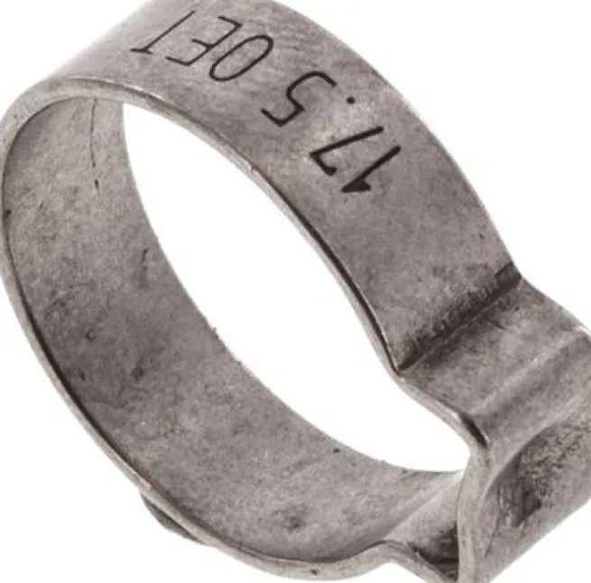 1-Ohr-Schlauchschelle 15,3 - 17,5mm, Edelstahl