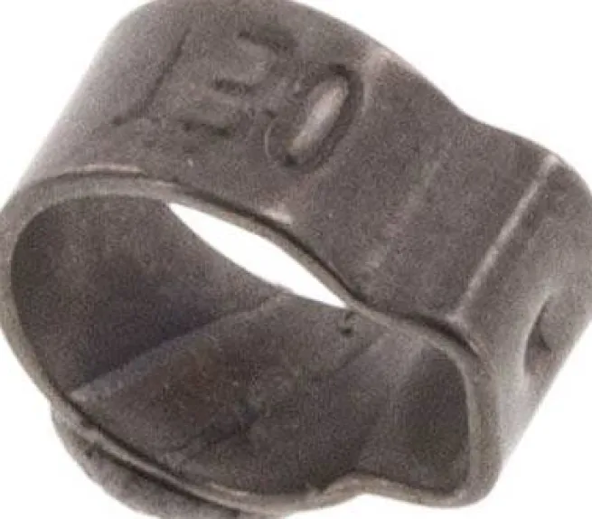1-Ohr-Schlauchschelle 5,1 - 6,1mm, Edelstahl