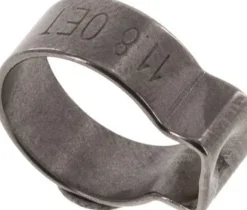 1-Ohr-Schlauchschelle 10,1 - 11,8mm, Edelstahl