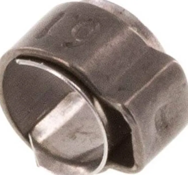 1-Ohr-Schlauchschelle 4,7 - 5,7mm, Edelstahl