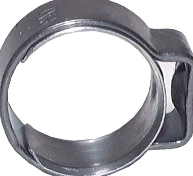 1-Ohr-Schlauchschelle 4,7 - 5,7mm, Edelstahl