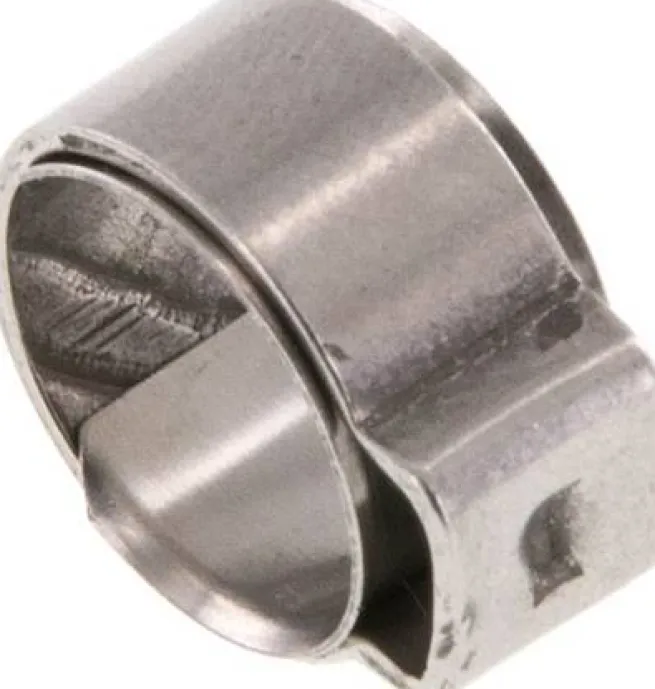 1-Ohr-Schlauchschelle 9,1 - 10,8mm, Edelstahl