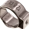 1-Ohr-Schlauchschelle 10,3 - 12,3mm, Edelstahl