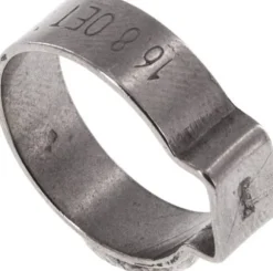 1-Ohr-Schlauchschelle 14,6 - 16,8mm, Edelstahl