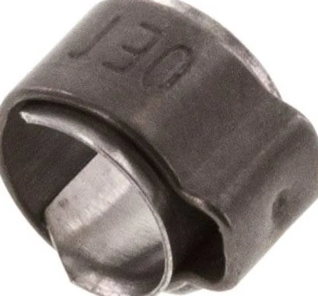 1-Ohr-Schlauchschelle 5,6 - 6,5mm, Edelstahl