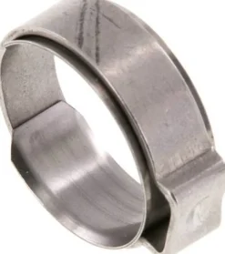 1-Ohr-Schlauchschelle 19,2 - 21,8mm, Edelstahl