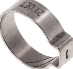 1-Ohr-Schlauchschelle 18,7 - 21mm, Edelstahl