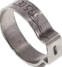1-Ohr-Schlauchschelle 17,2 - 19,5mm, Edelstahl