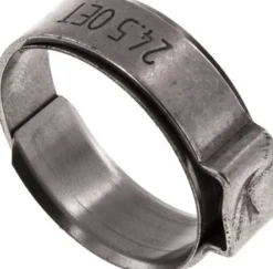 1-Ohr-Schlauchschelle 21 - 23,8mm, Edelstahl