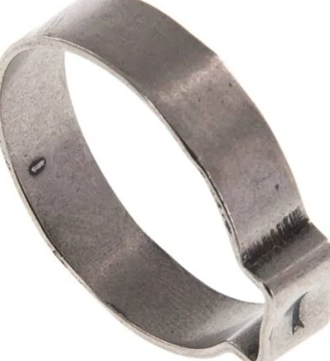 1-Ohr-Schlauchschelle 23,6 - 26,3mm, Edelstahl