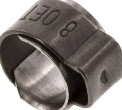 1-Ohr-Schlauchschelle 6,3 - 7,5mm, Edelstahl