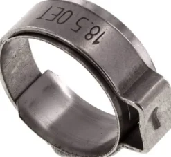 1-Ohr-Schlauchschelle 15,6 - 17,8mm, Edelstahl