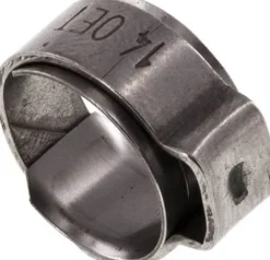 1-Ohr-Schlauchschelle 11,3 - 13,3mm, Edelstahl