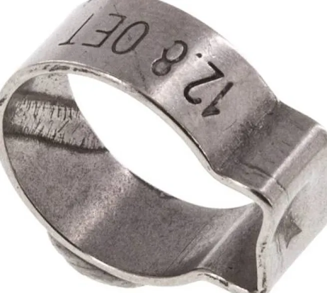 1-Ohr-Schlauchschelle 10,8 - 12,8mm, Edelstahl