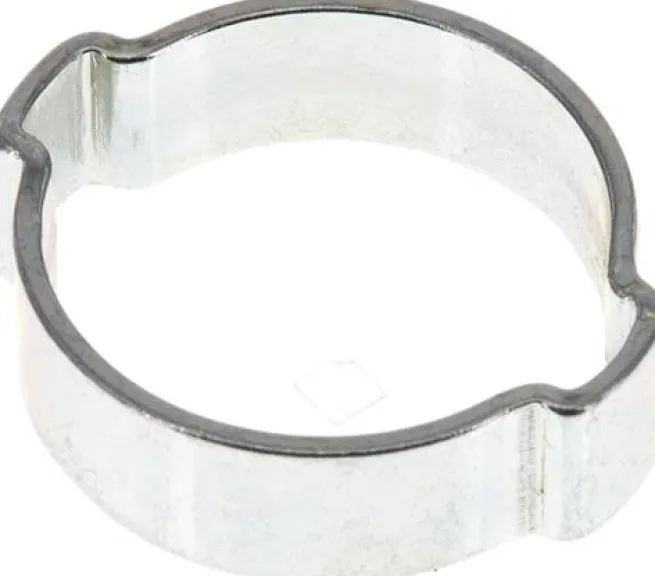 2-Ohr-Schlauchschelle 24 - 28mm, Stahl verzinkt (W1)