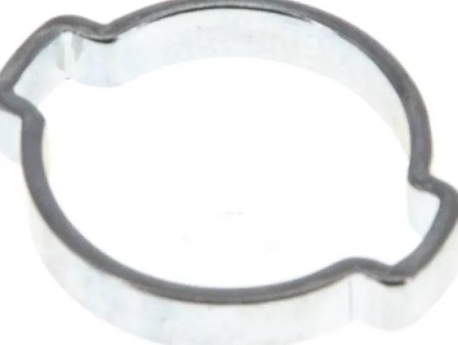 2-Ohr-Schlauchschelle 15 - 18mm, Stahl verzinkt (W1)