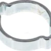 2-Ohr-Schlauchschelle 11 - 13mm, Stahl verzinkt (W1), Breite 4mm