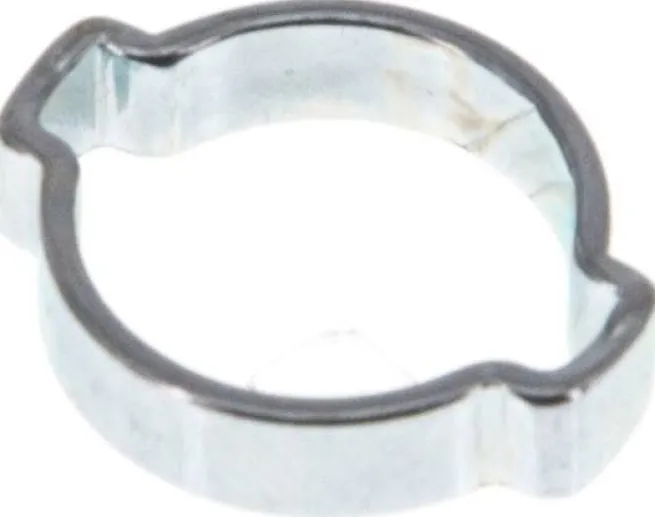 2-Ohr-Schlauchschelle 11 - 13mm, Stahl verzinkt (W1), Breite 4mm