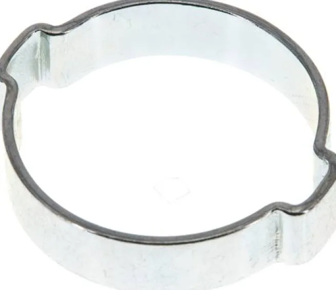 2-Ohr-Schlauchschelle 32 - 37mm, Stahl verzinkt (W1)