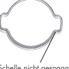2-Ohr-Schlauchschelle 9 - 11mm, Stahl verzinkt (W1), Breite 7mm