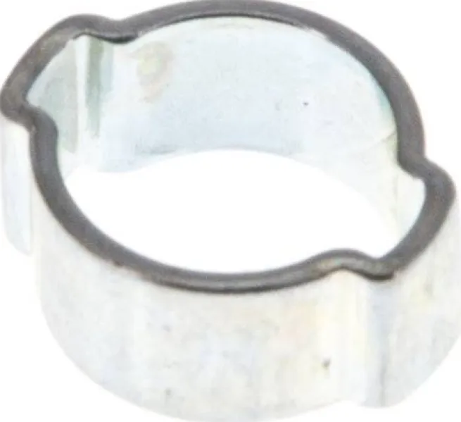 2-Ohr-Schlauchschelle 9 - 11mm, Stahl verzinkt (W1), Breite 7mm