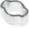 2-Ohr-Schlauchschelle 3,4 - 5mm, Stahl verzinkt (W1)