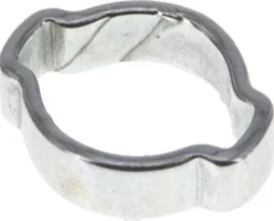 2-Ohr-Schlauchschelle 7 - 9mm, Stahl verzinkt (W1), Breite 4mm