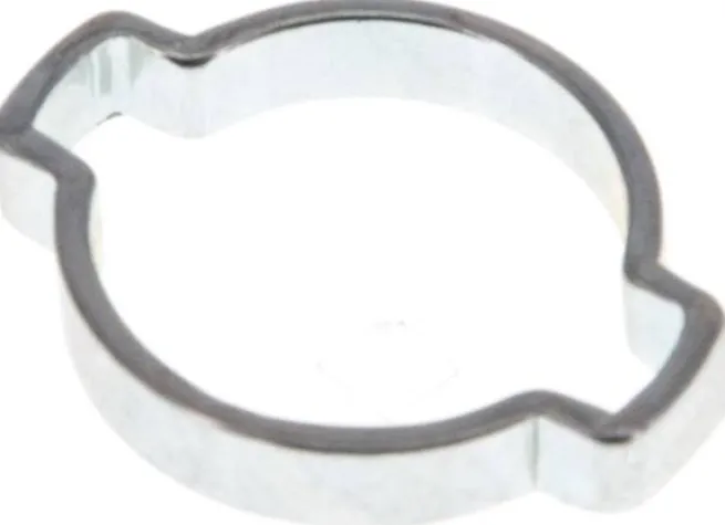 2-Ohr-Schlauchschelle 14 - 17mm, Stahl verzinkt (W1), Breite 4mm