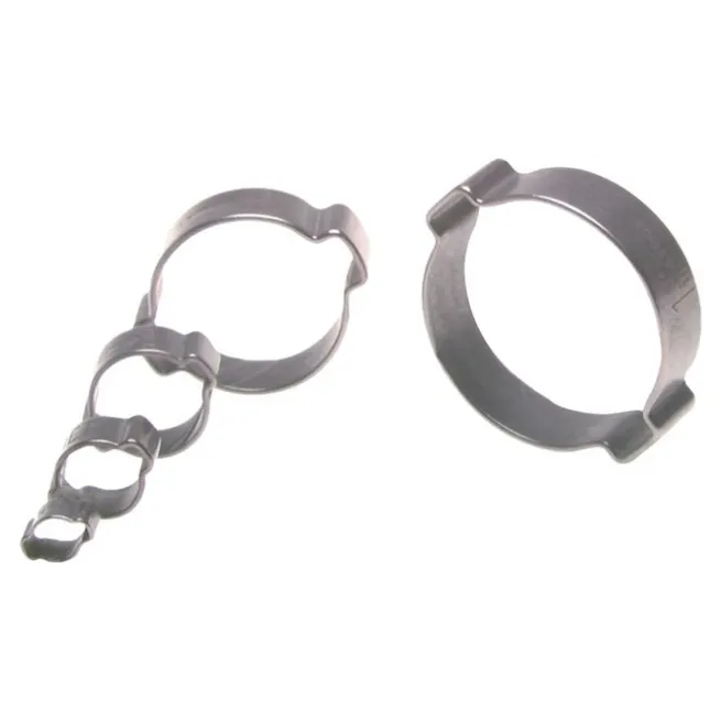 2-Ohr-Schlauchschelle 14 - 17mm, Stahl verzinkt (W1), Breite 7mm