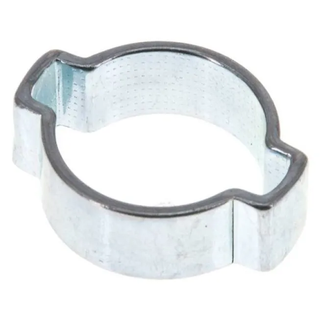 2-Ohr-Schlauchschelle 14 - 17mm, Stahl verzinkt (W1), Breite 7mm