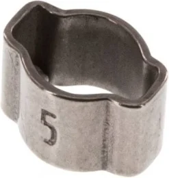 2-Ohr-Schlauchschelle 3,4 - 5mm, 1.4307 (W4)