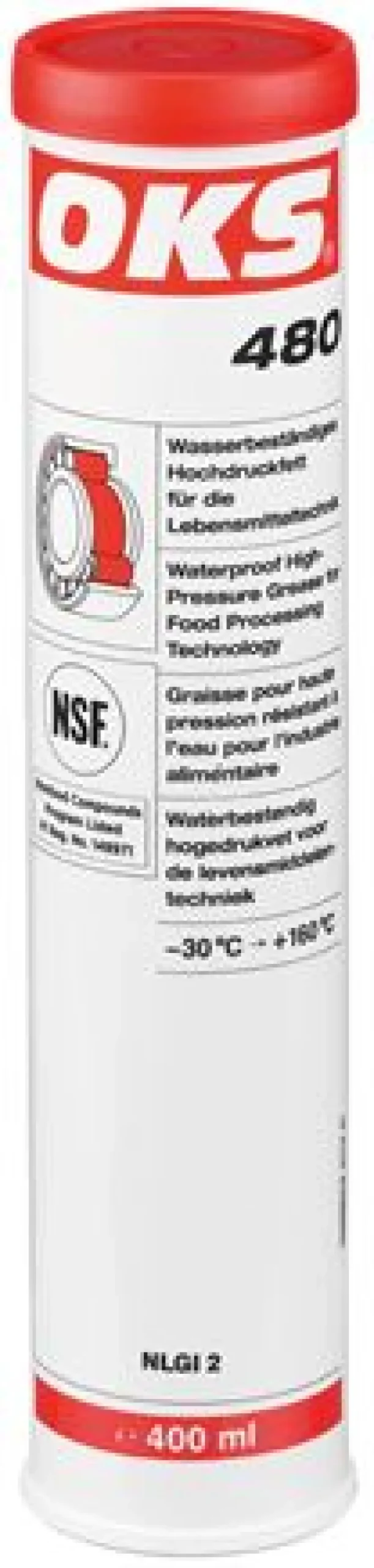 OKS 480/481 - Hochdruckfett (NSF H1), 400 ml Kartusche