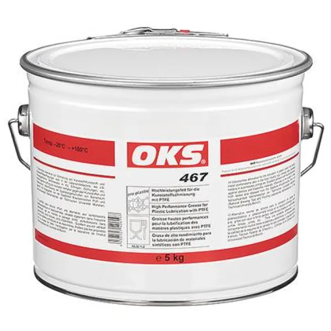 OKS 467, Hochleistungsfett für die Kunststoffschmierung - 5 kg Hobbock