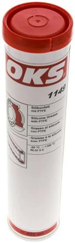 OKS 1149, Langzeit-Silikonfett mit PTFE - 400 ml Kartusche