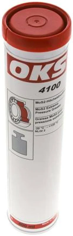OKS 4100, MoS2-Höchstdruckfett - 400 ml Kartusche