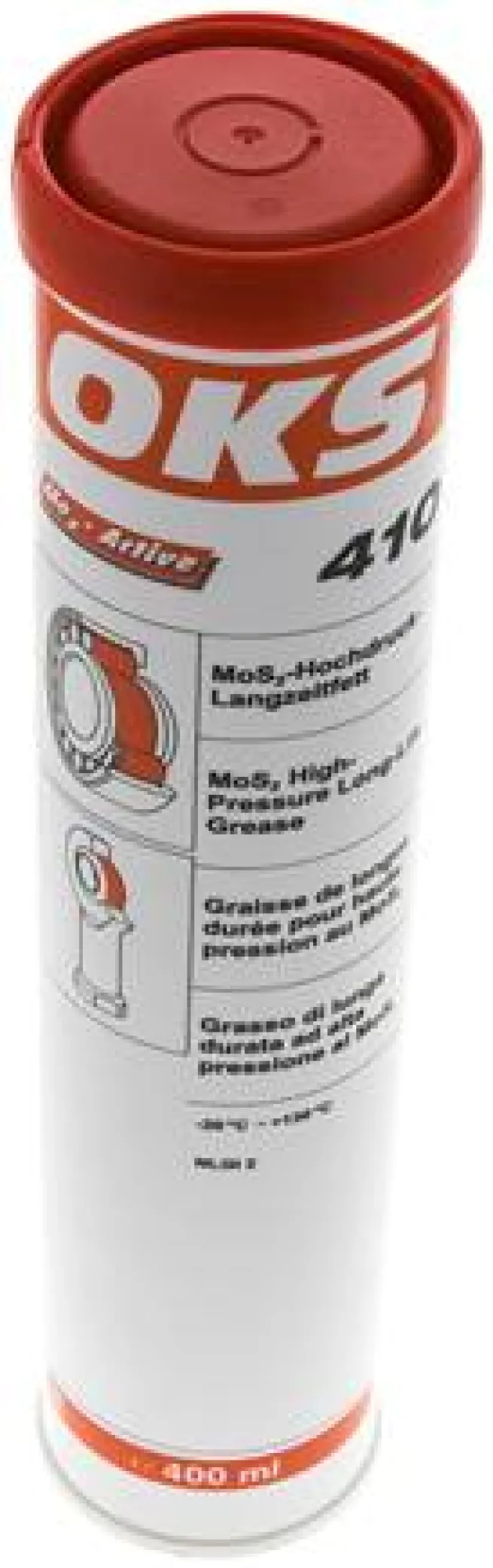 OKS 410, MoS2-Hochdruck-Langzeitfett - 400 ml Kartusche