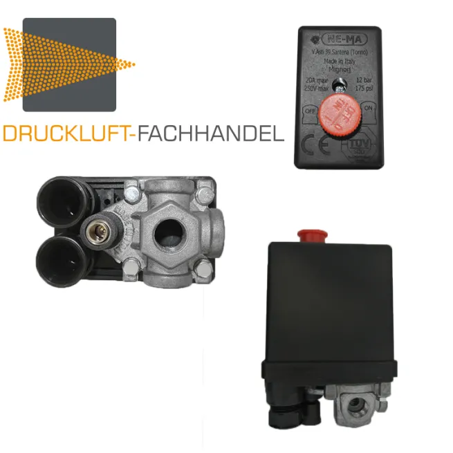 Original NEMA Druckschalter 230V NE-MA mit Entlastungsventil
