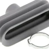 Ovalbalgsauger, 75 x 25mm, Hub 10,5mm, NBR (60A, grau)