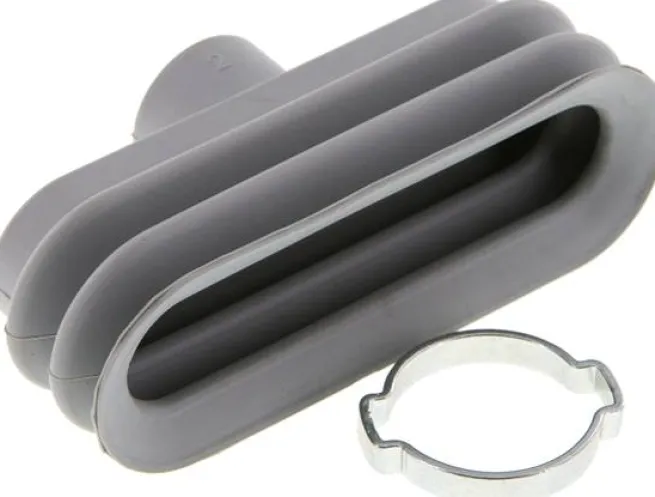 Ovalbalgsauger, 75 x 25mm, Hub 10,5mm, NBR (60A, grau)