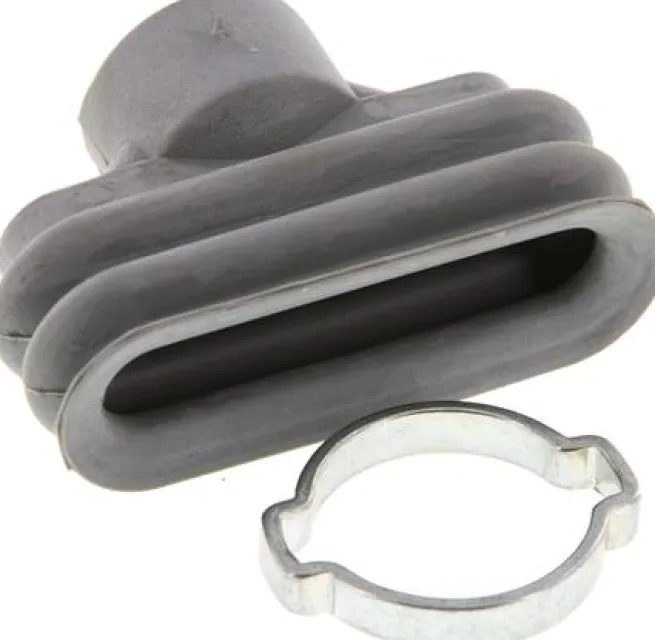Ovalbalgsauger, 45 x 15mm, Hub 8,5mm, NBR (60A, grau)