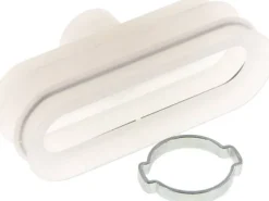 Ovalbalgsauger, 75 x 25mm, Hub 10,5mm, Silikon (60A, transparent)