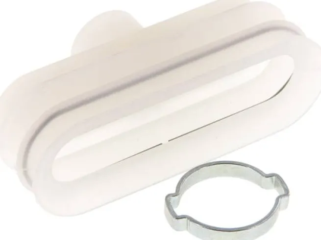 Ovalbalgsauger, 75 x 25mm, Hub 10,5mm, Silikon (60A, transparent)
