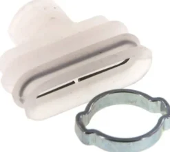 Ovalbalgsauger, 25 x 8mm, Hub 6,0mm, Silikon (60A, transparent)