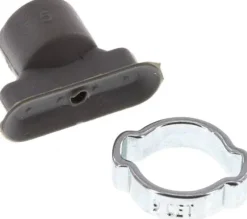 Ovalsauger, 18 x 6mm, Hub 1mm, NBR (60A, grau)
