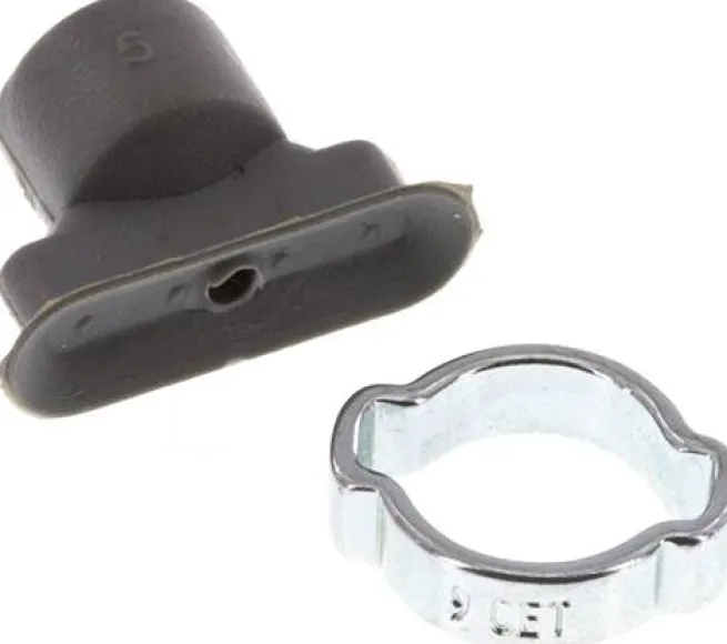 Ovalsauger, 18 x 6mm, Hub 1mm, NBR (60A, grau)